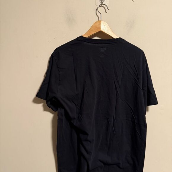 Original Penguin 100% Cotton Black V-Neck Tee- Size Large - Picture 3 of 5